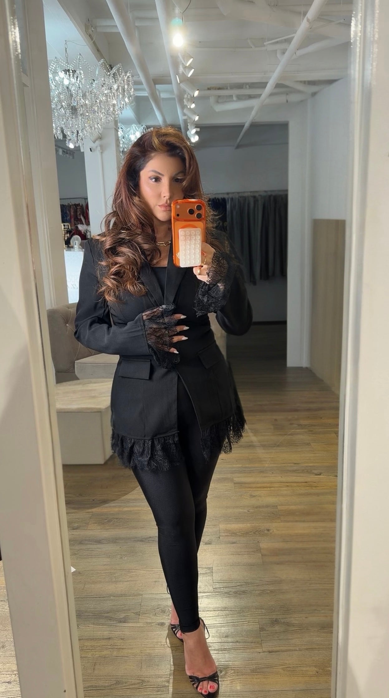 Midnight Lace Blazer