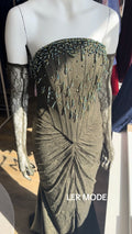 Damla Eveningdress groen