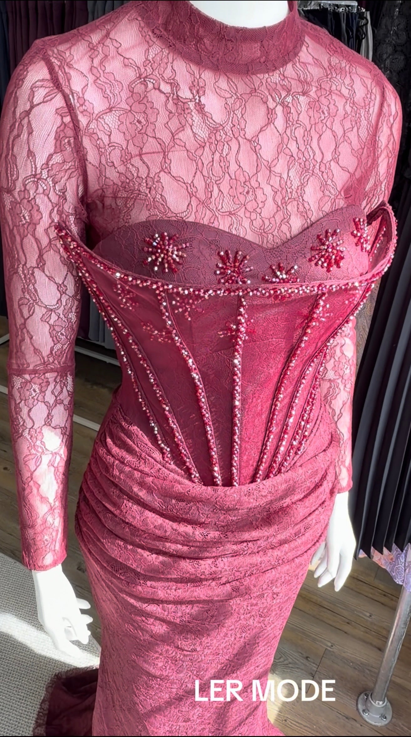 Rana Eveningdress Bordeaux