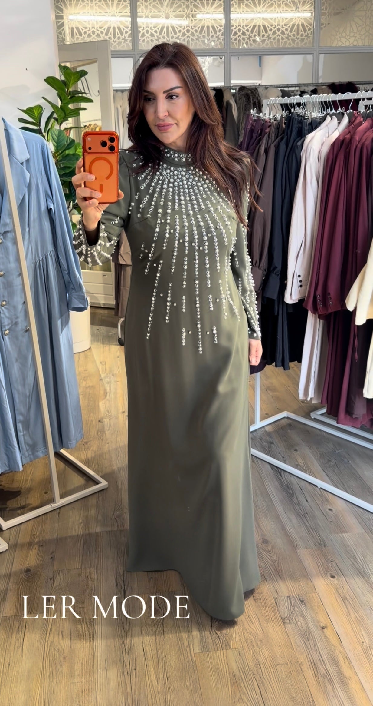 ELLE Avondjurk groen