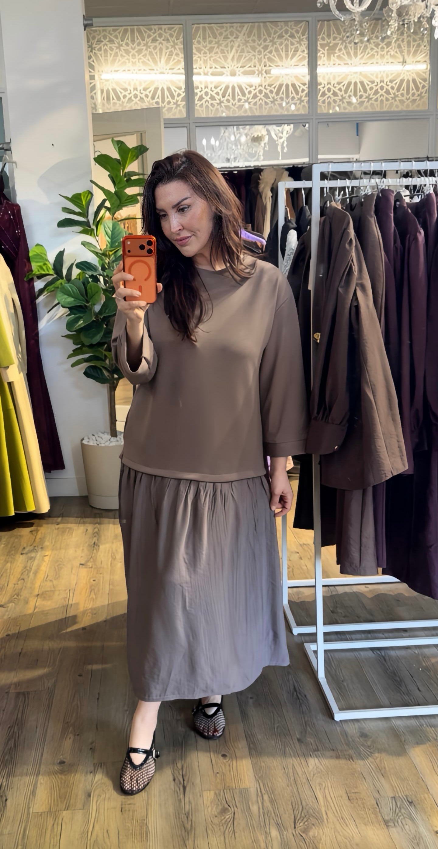 Amara Dress Taupe