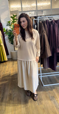 Amara Dress Beige