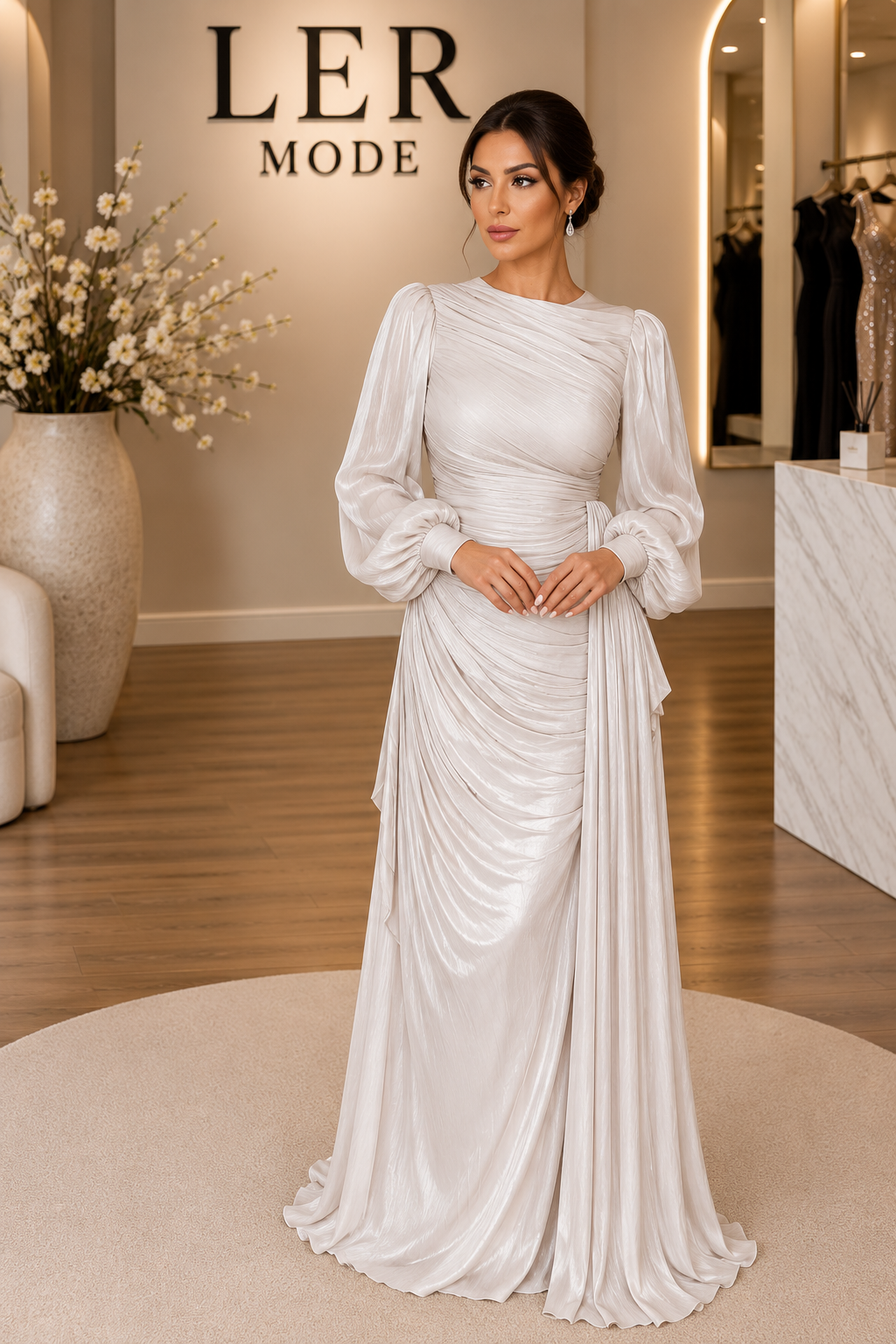 Celeste Drape Gown