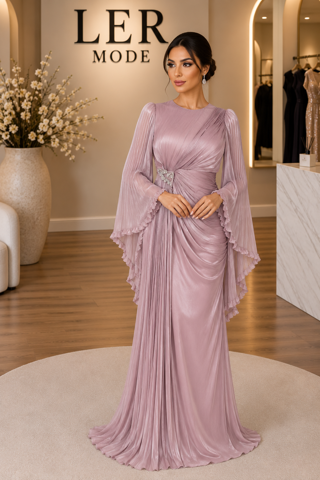 Roselle Elegance Gown
