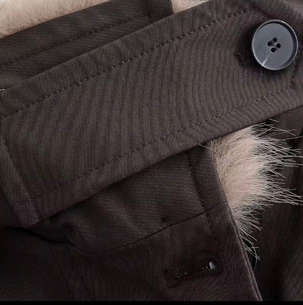 Cocoa spijker Oversized Jacket