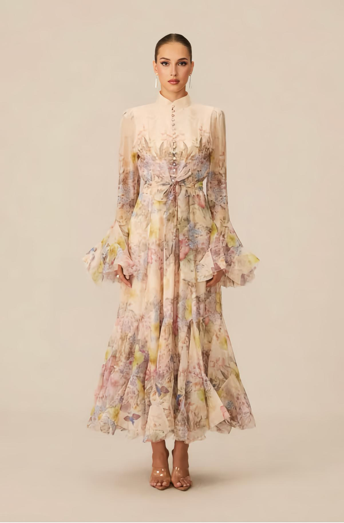 Elysian Bloom Maxi Dress