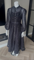 Midnight Pearl Maxi Dress