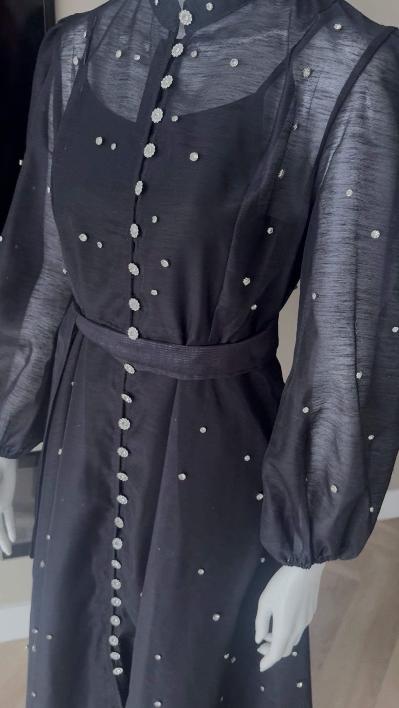 Midnight Pearl Maxi Dress