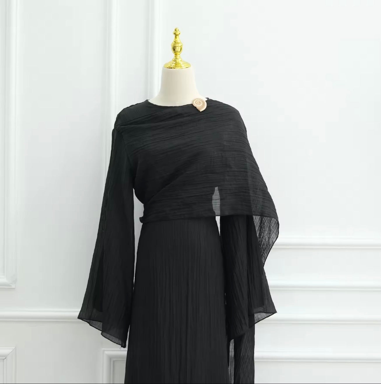 Noir Veil Dress