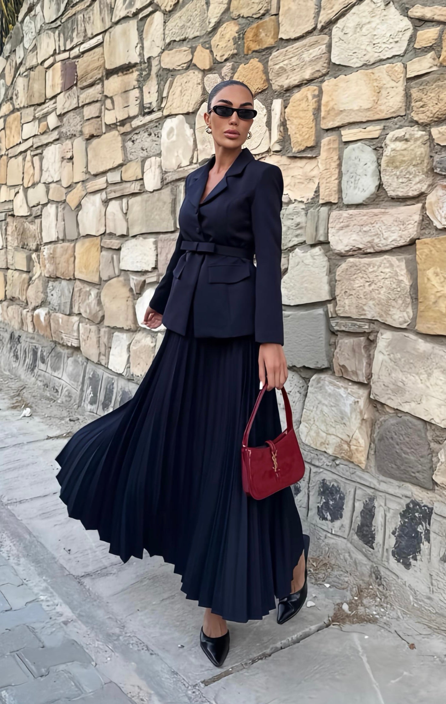 Noir Élégance Set- Zwart