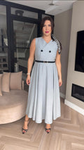 Grey Poise Dress