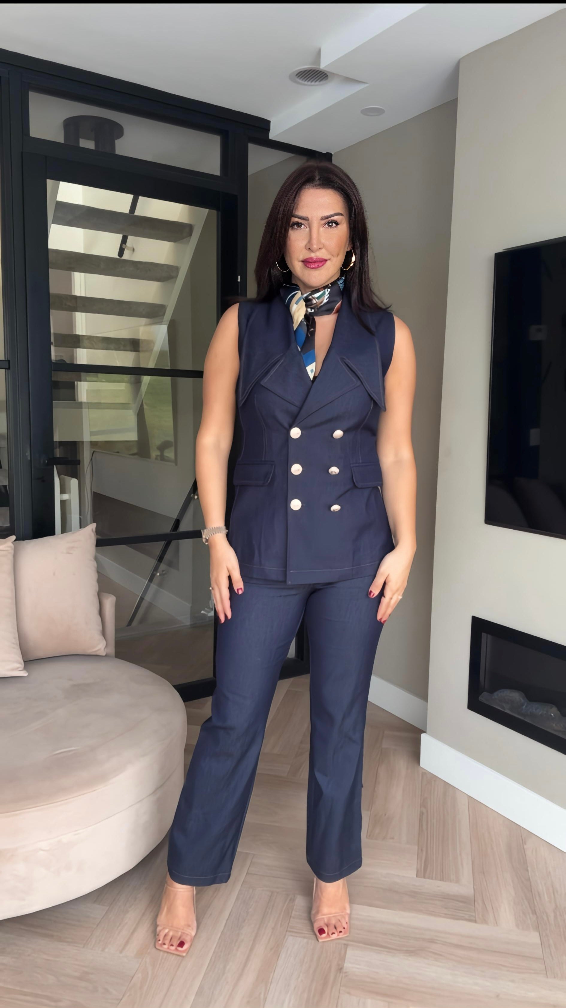 Denim Élégance Set