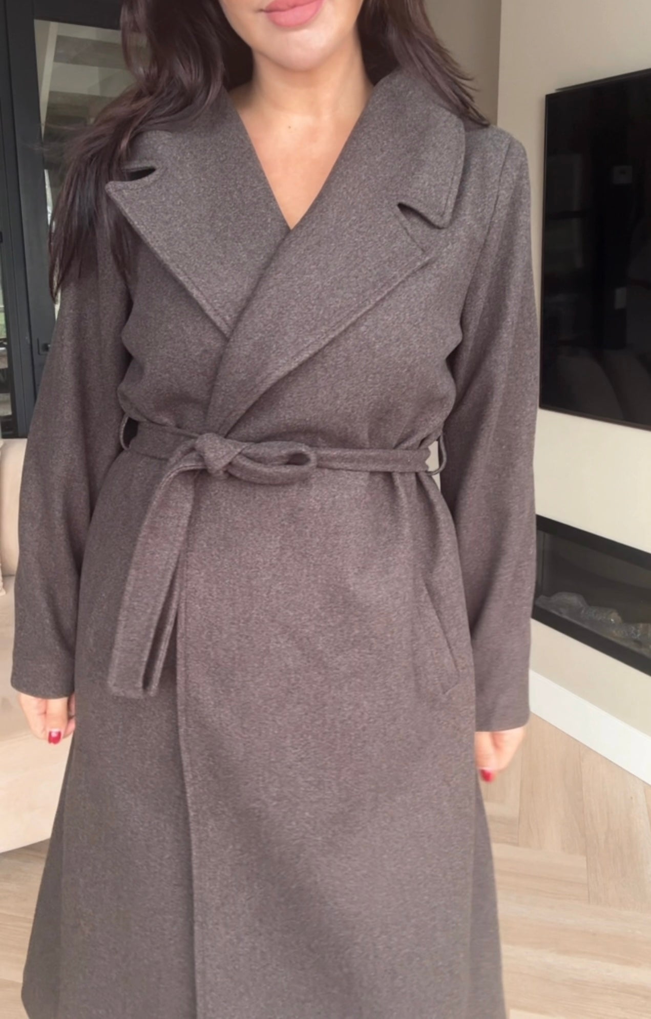 Château Brown Coat- Taupe/Bruin