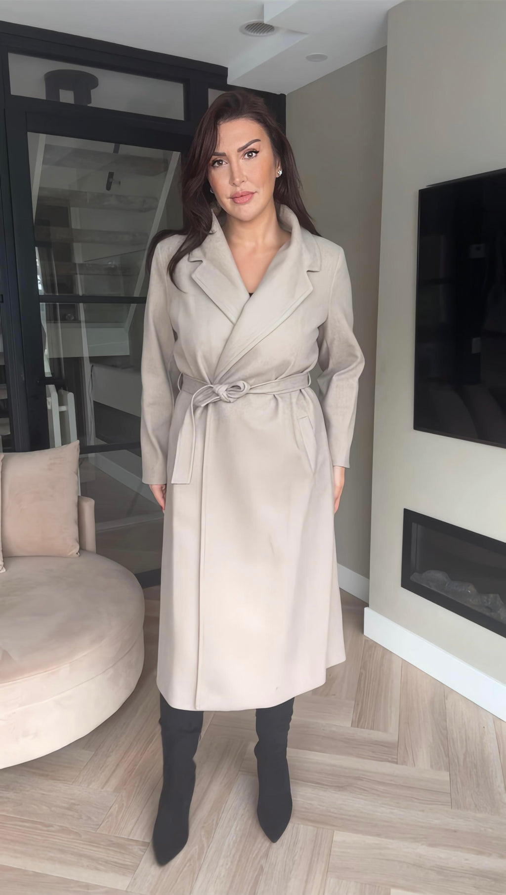 The Vienna Coat- Beige