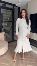Knit Dress- creme