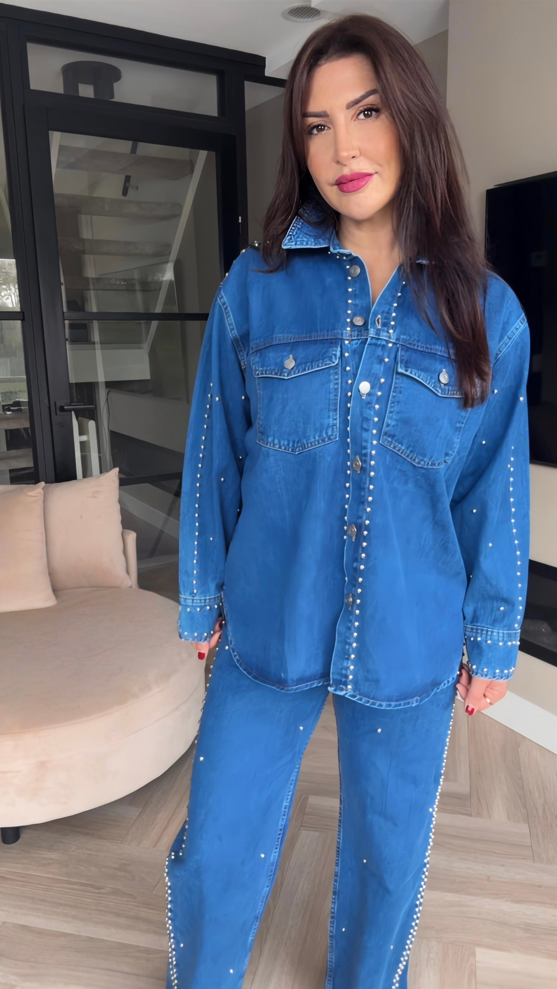 The Milano Denim Set