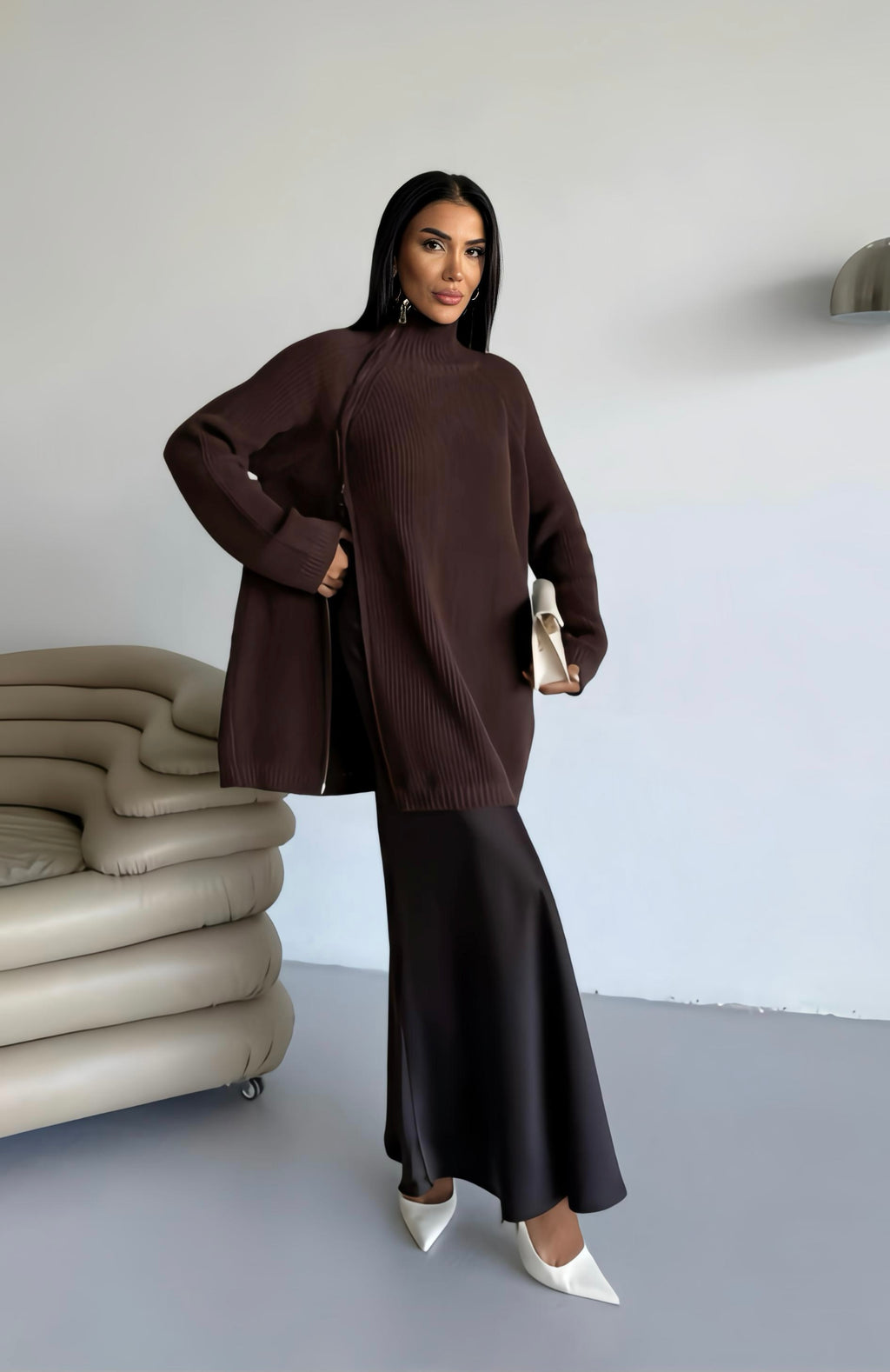 The Espresso Knit Sweater