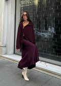 The Merlot Knit Sweater