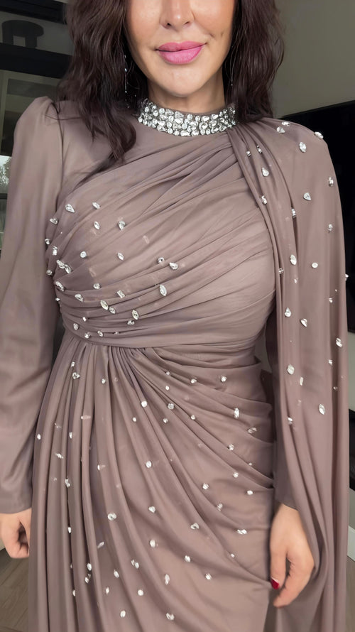 Celeste Drape Gown