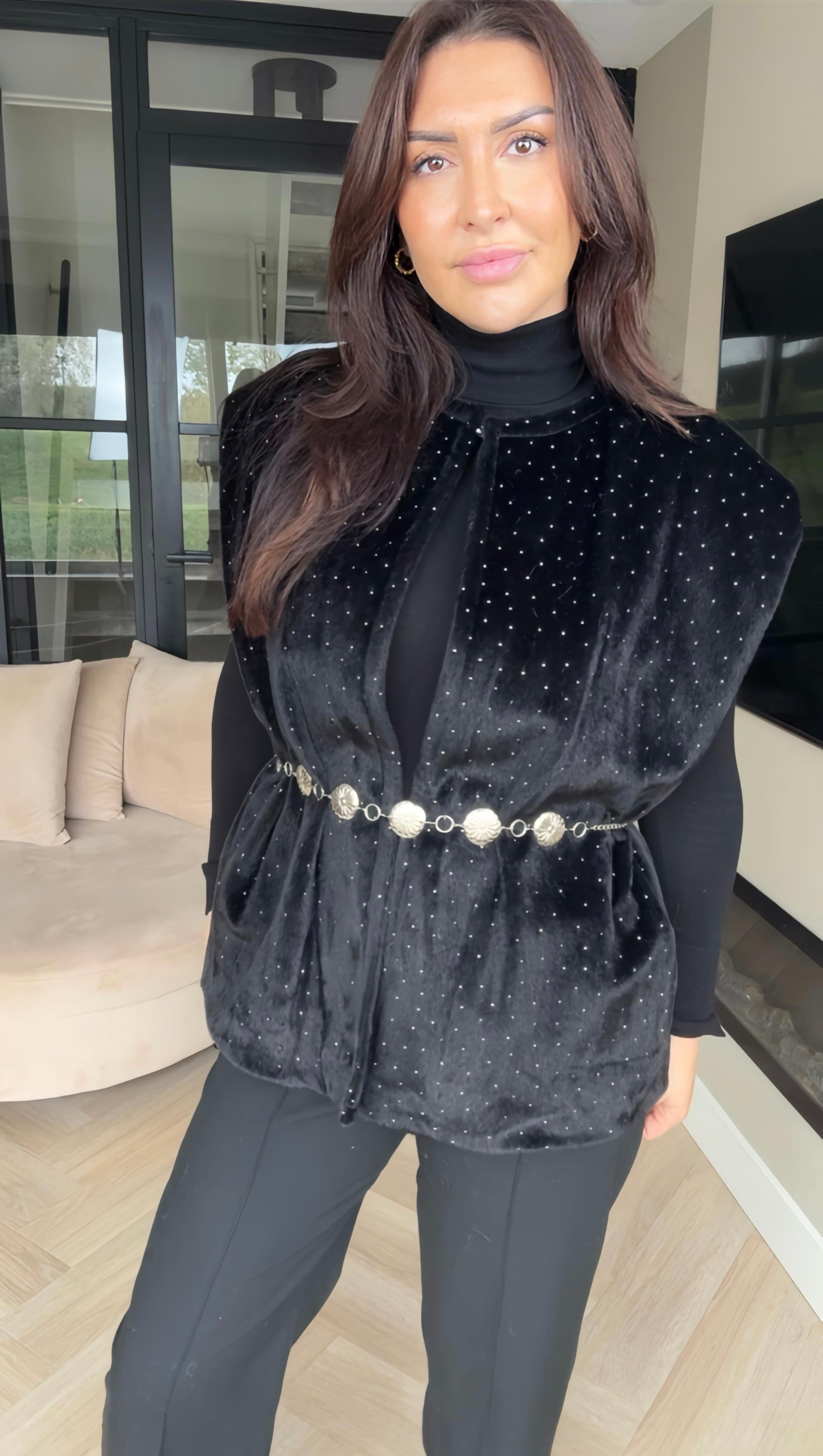 Velour Étoile Gilet