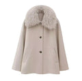 DÉSIRÉE Cape Jacket- Beige