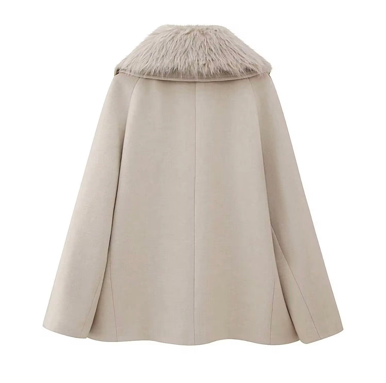 DÉSIRÉE Cape Jacket- Beige