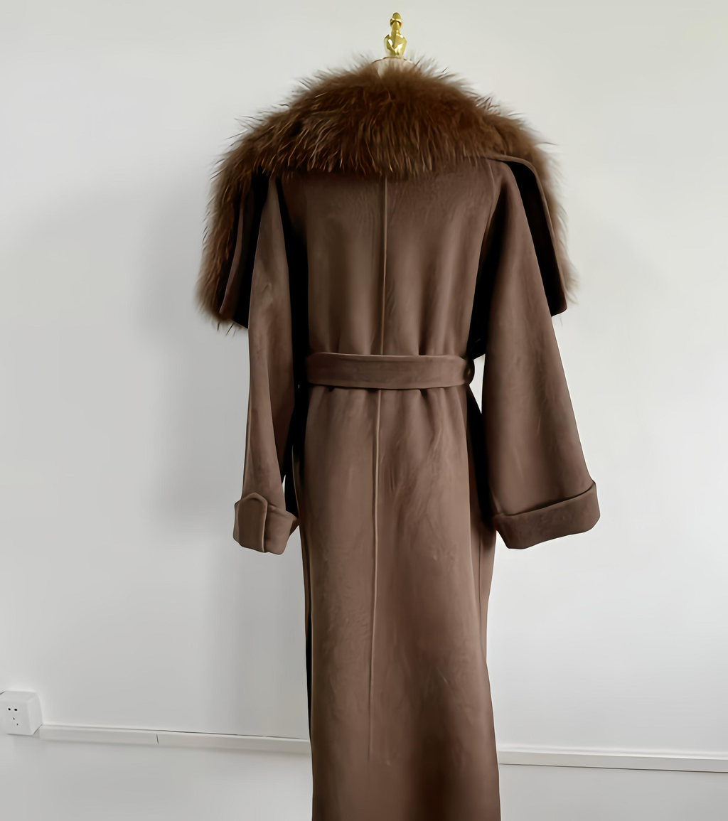 AVELINE Winter Mantel- Bruin