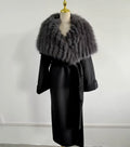 AVELINE Winter Mantel- Zwart