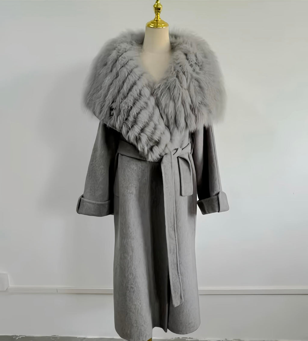 AVELINE Winter Mantel- Grijs