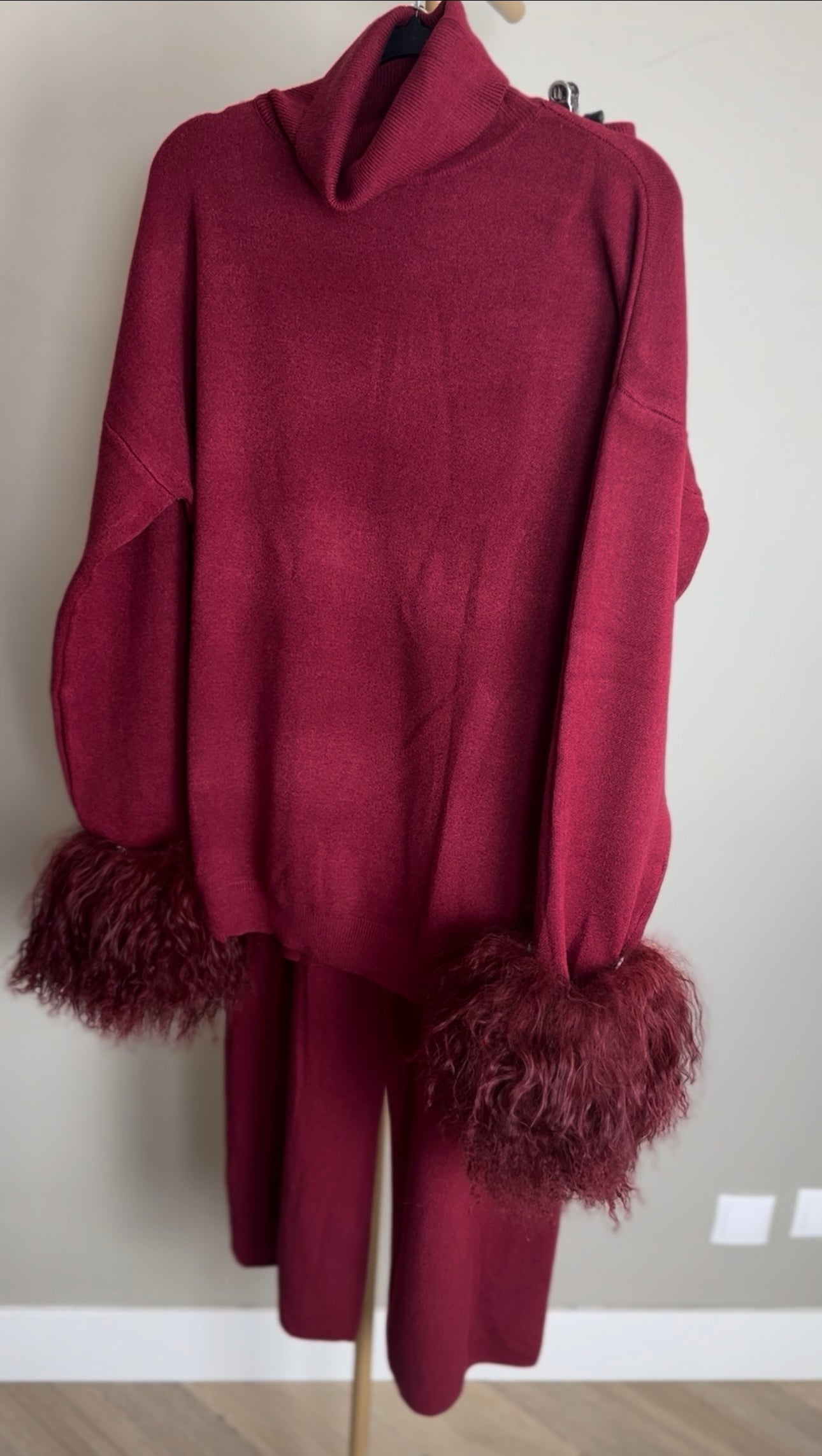 Chashmere Élégance Bordeaux Set